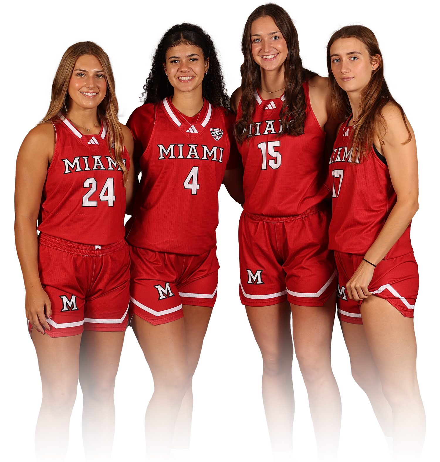 Miami women's basketball group photo