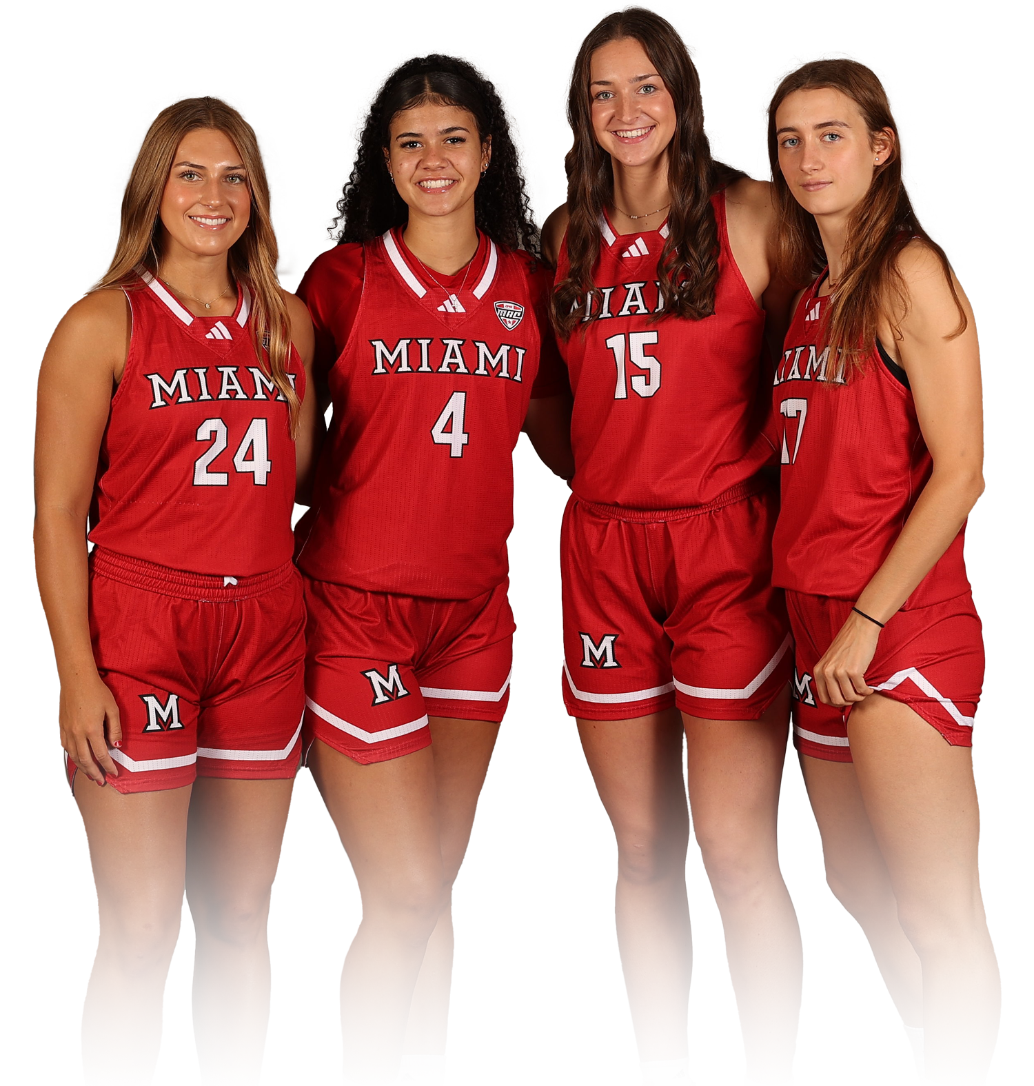Miami women's basketball group photo
