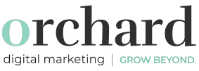 Black and green logo for Orchard Digital Marketing